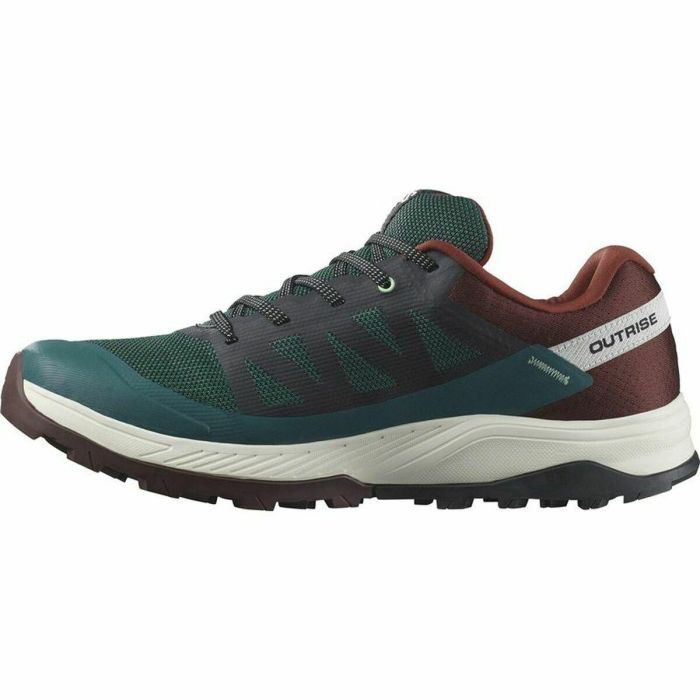 Zapatillas de Running para Adultos Salomon Outrise Burdeos Verde oscuro GORE-TEX Montaña 11 Zapatillas de Running para Adultos Salomon Outrise Burdeos Verde oscuro GORE-TEX Montaña 11