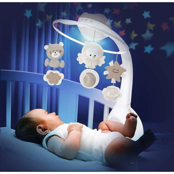 Infantino INF0773554049152 Móvil musical y proyector Dulce Noche 3 en 1 Gris 1 Infantino INF0773554049152 Móvil musical y proyector Dulce Noche 3 en 1 Gris 1