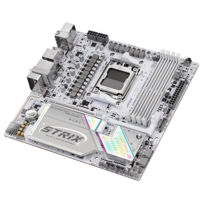 ASUS ROG STRIX B850-G GAMING WiFi Placa Base para PC, Chipset AMD B850, DDR5-SDRAM, Micro ATX 5