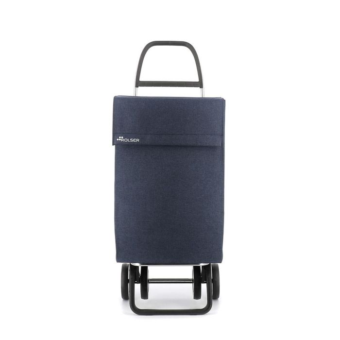 Rolser Carro de la compra Jean Tweed 4 Marino, 43 L, 4 Ruedas, Aluminio, Plegable, Capacidad 25 kg 4