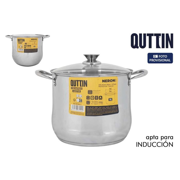 Olla 28Cm(14L) Acero Ind. C/T "New Neron (4 Unidades) 0 Olla 28Cm(14L) Acero Ind. C/T "New Neron (4 Unidades) 0