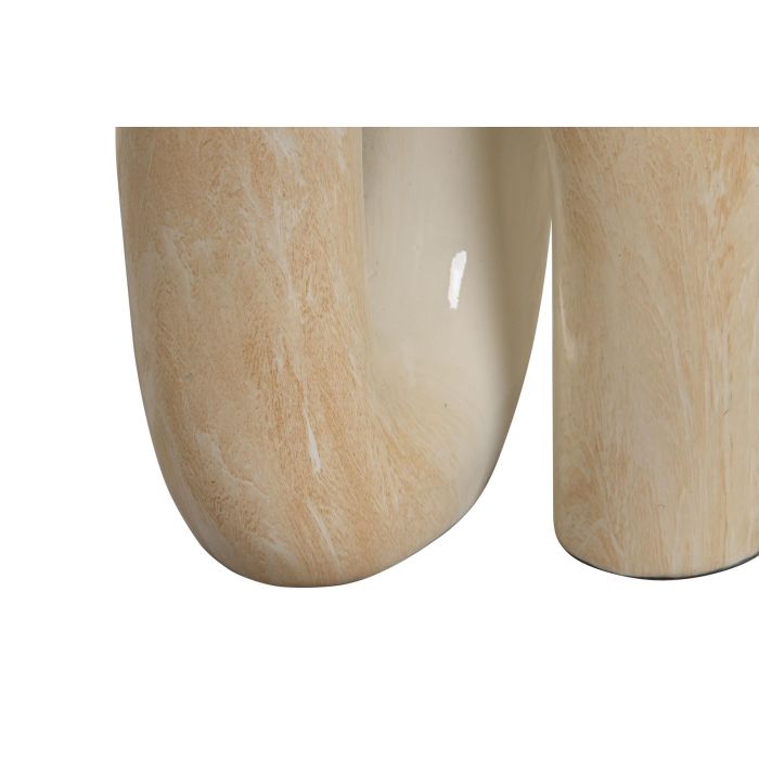 DKD Home Decor Figura Romantico Dorado Marfil Porcelana 11.5 x 27 x 19 cm 2