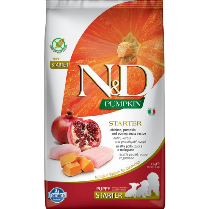 Farmina N&D Dog Starter Puppy Pumpkin Pollo 2,5 kg