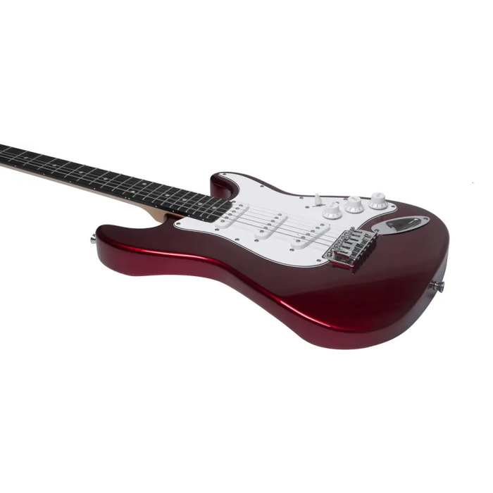 EKO ST100 Guitarra Eléctrica Formato 3/4 Tipo Strat - Roja Cromo 4