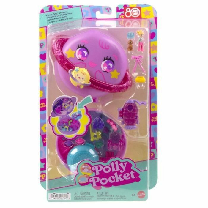 Polly Pocket JCB18 Juego de exploración espacial Juguete de viaje para niñas 13