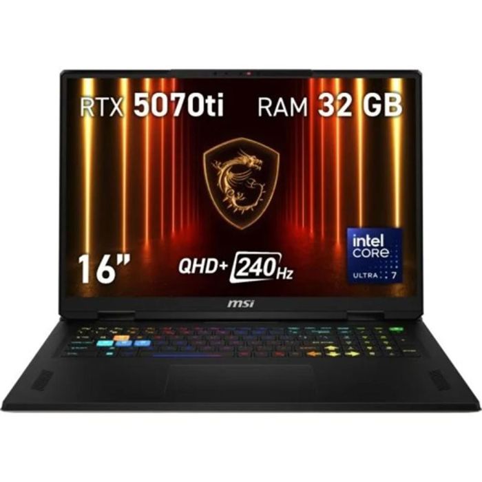 Laptop MSI VECTOR 16 HX AI A2XWHG-097XES 16" 32 GB RAM 0 Laptop MSI VECTOR 16 HX AI A2XWHG-097XES 16" 32 GB RAM 0