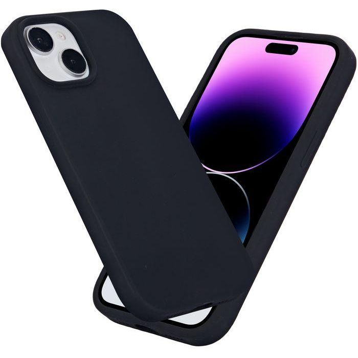 eSTUFF iPhone 15 INFINITE ROME Magnetic Silicone Cover - Black - 81% recycled material 5 eSTUFF iPhone 15 INFINITE ROME Magnetic Silicone Cover - Black - 81% recycled material 5