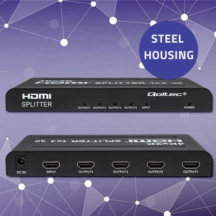 Switch HDMI Qoltec 51798 Negro 5