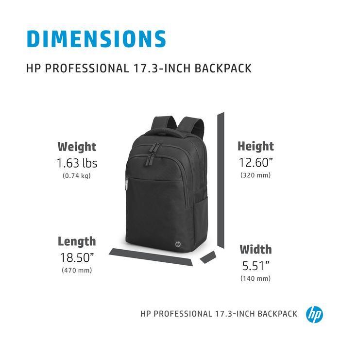 HP Mochila PROFESSIONAL para portatil de 17,3"