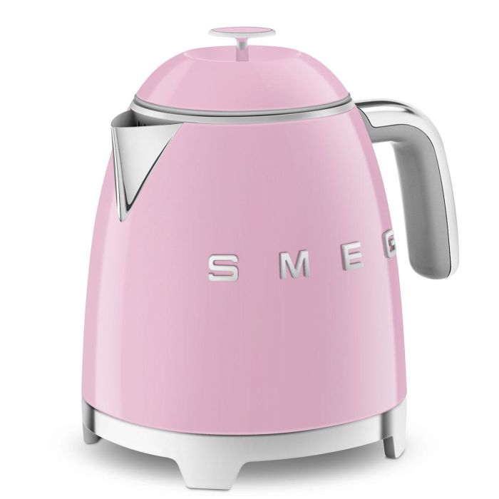 Smeg KLF05PKEU Hervidor de Agua Mini 0.8 L 1400 W Rosa Acero Inoxidable Indicador de Nivel de Agua Filtrado Apagado Automático 2