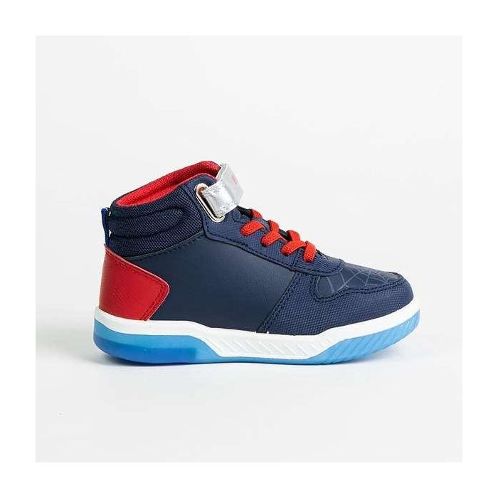 Deportiva suela pvc con luces spiderman t028 1 Deportiva suela pvc con luces spiderman t028 1