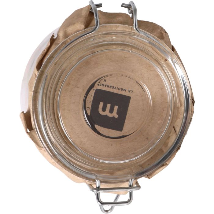 La Mediterranea Tarro Hermetico Vidrio Clip 1000 ml con Medidas 13x9x16 cm 10