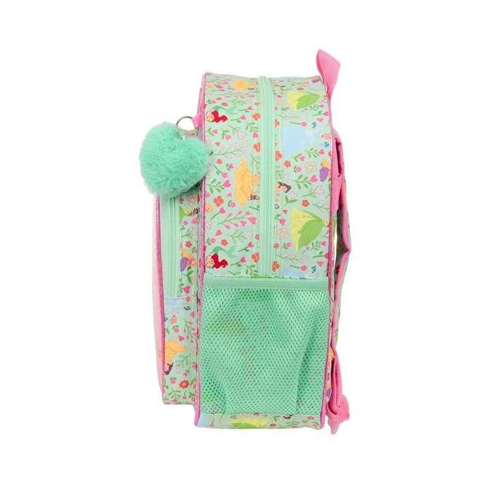 Mochila Escolar Disney Princess Bloom Rosa Aguamarina 26 x 34 x 11 cm 2 Mochila Escolar Disney Princess Bloom Rosa Aguamarina 26 x 34 x 11 cm 2