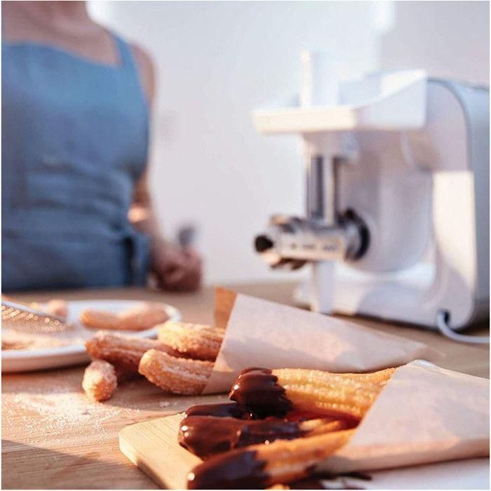 Accesorio troquelador de galletas 4 formas - BOSCH - MUZ45SV2 - Para picadora de carne de robots pasteleros MUM 2 Accesorio troquelador de galletas 4 formas - BOSCH - MUZ45SV2 - Para picadora de carne de robots pasteleros MUM 2