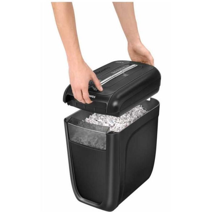 Fellowes Destructora Manual 60Cs Corte en Partículas de 4x40 mm, Nivel DIN P-4 3