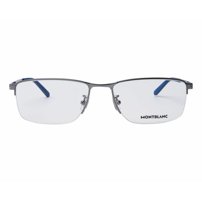 Montura de Gafas Hombre Montblanc MB0107O-002 Gris ø 56 mm 1