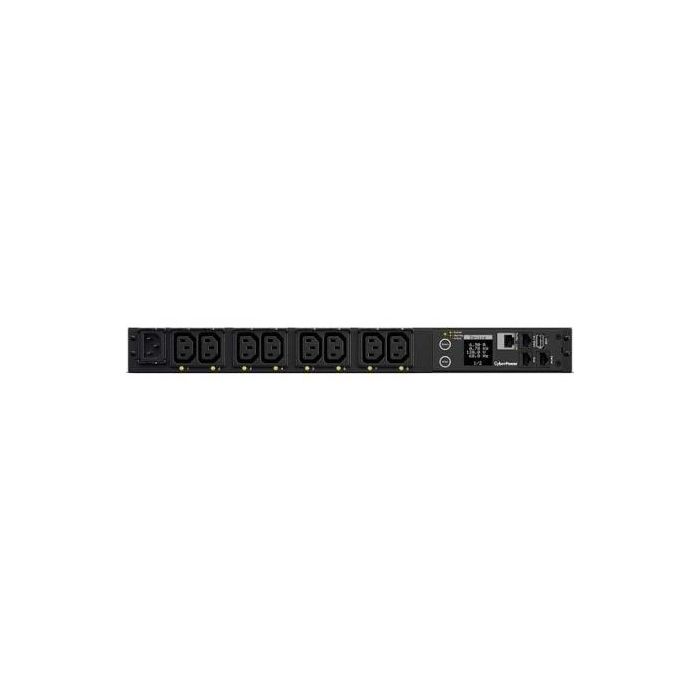 Unidad de Distribución para Alimentación Cyberpower PDU41004/ 16A/ 8x IEC C13/ Formato RACK 1U 1
