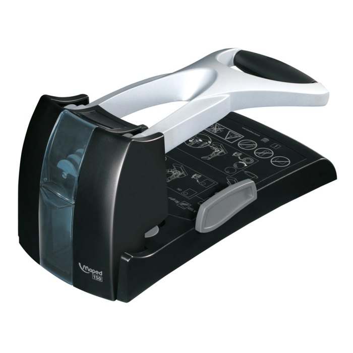 Maped Taladrador de Papel Gran Capacidad 150 Hojas Metalico 2 Taladros 1
