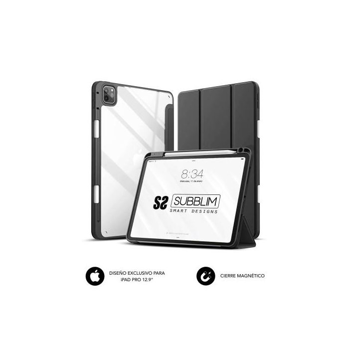 SUBBLIM Funda Tablet Clear Shock Case Ipad Pro 12,9" 2022/2021/2020 1 SUBBLIM Funda Tablet Clear Shock Case Ipad Pro 12,9" 2022/2021/2020 1