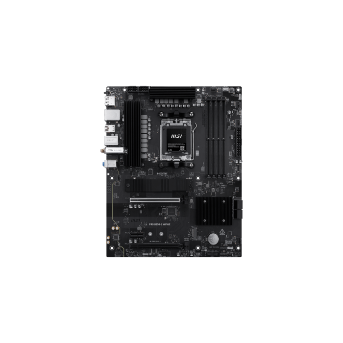 MSI 911-7E80-002 Placa base PRO B850-S WIFI6E AMD Socket AM5 ATX DDR5 Wi-Fi 6E 2.5G Ethernet para PC
