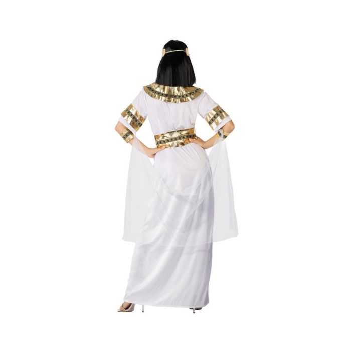 Disfraz Egipcia Cleopatra Mujer Adulto XXL Blanco Polyester 6 Piezas 2