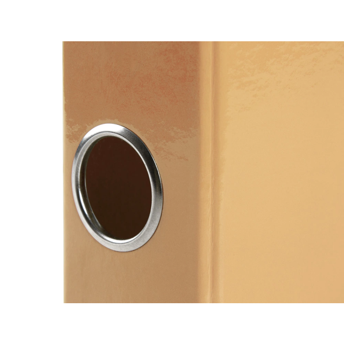 Liderpapel Carpeta 2 Anillas 25 mm A4 Forrado Color System Melocoton con Ollao y Tarjetero 6