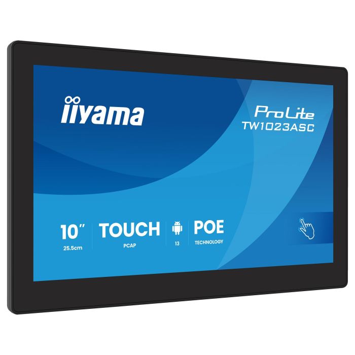 iiyama ProLite TW1023ASC-B3P Pantalla 10.1" (25.5cm) 1280x800 IPS 25ms 60Hz HDMI USB LAN PoE Webcam Mic Speaker Negro 0 iiyama ProLite TW1023ASC-B3P Pantalla 10.1" (25.5cm) 1280x800 IPS 25ms 60Hz HDMI USB LAN PoE Webcam Mic Speaker Negro 0