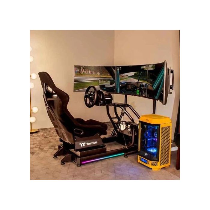 Thermaltake GEA-RMS-TMSBLK-01 Soporte de Monitor para Cockpit Gaming, 32-55 Pulgadas, Ajustable, Acero, Negro 2