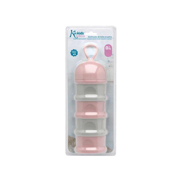 Dosificador Torre De Leche En Polvo Rosa Y Gris 340 mL 3 Dosificador Torre De Leche En Polvo Rosa Y Gris 340 mL 3