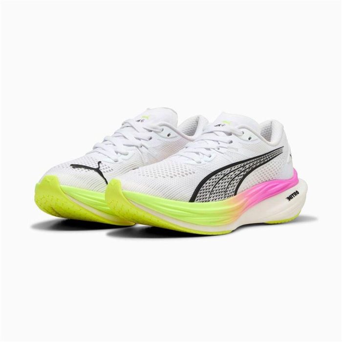 Zapatillas de Running para Adultos Puma Deviate Nitro 3 Blanco Zapatillas de Running para Adultos Puma Deviate Nitro 3 Blanco