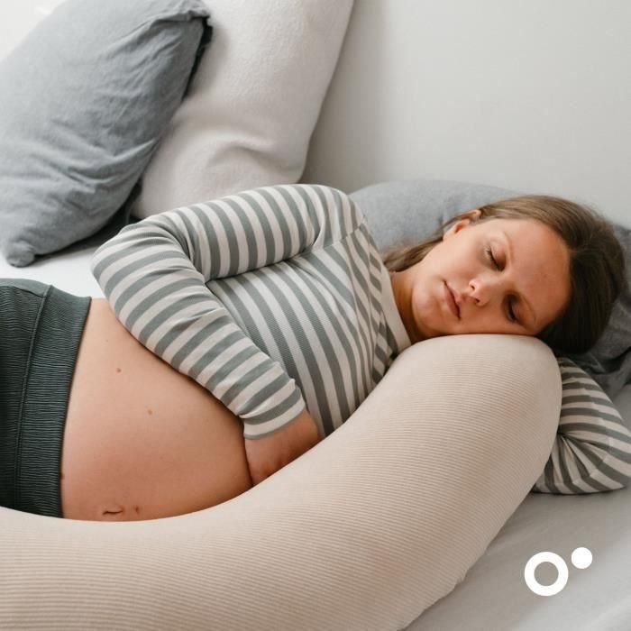 Doomoo BAD5400653010725 Almohada de Embarazo y Lactancia Buddy, con Máxima Comodidad, Oeko-Tex, Corduroy Beige 4 Doomoo BAD5400653010725 Almohada de Embarazo y Lactancia Buddy, con Máxima Comodidad, Oeko-Tex, Corduroy Beige 4