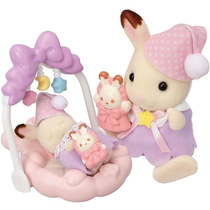 Las hermanas conejitas de chocolate: hora de dormir - SYLVANIAN FAMILIES - 5806 2