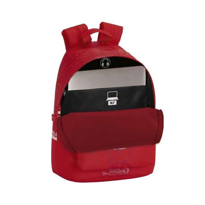 Safta Mochila para portátil 14,1" Real Sportin 31x41x16 cm Rojo 5