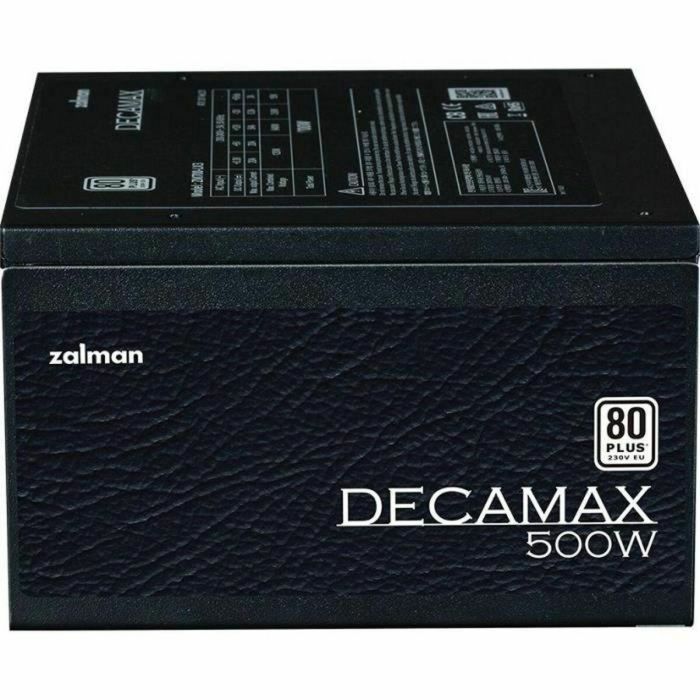 Zalman Decamax Fuente de Alimentación PC 500W ATX 80 PLUS Negra 10 Zalman Decamax Fuente de Alimentación PC 500W ATX 80 PLUS Negra 10