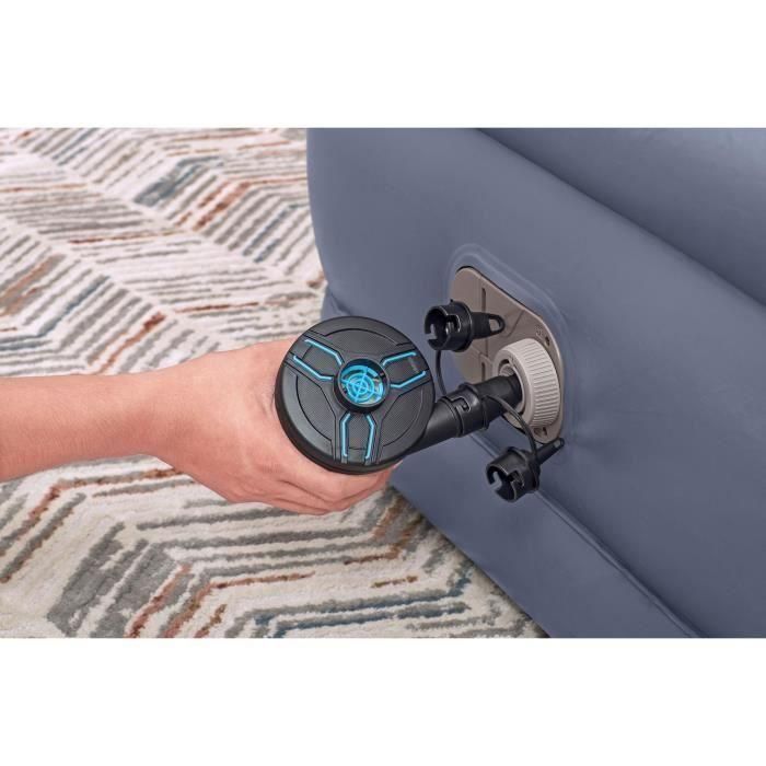 Colchón hinchable - BESTWAY - 6713G - Tritech - 1 plaza, 191 x 97 x 51 cm, bomba eléctrica integrada, estructura de cama 3 Colchón hinchable - BESTWAY - 6713G - Tritech - 1 plaza, 191 x 97 x 51 cm, bomba eléctrica integrada, estructura de cama 3