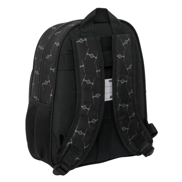 Mochila Escolar Star Wars The fighter Negro 27 x 33 x 10 cm 2