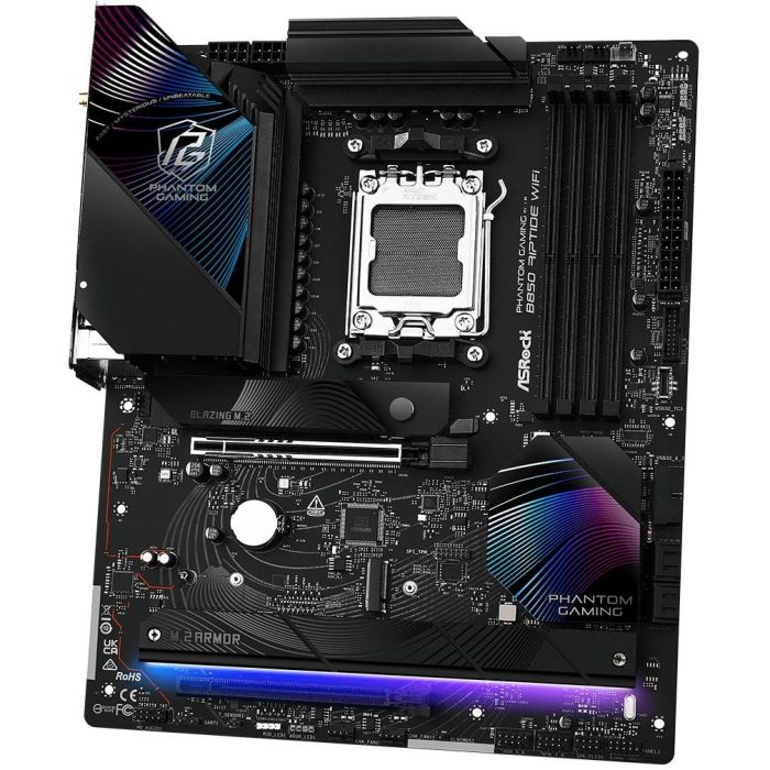 ASRock B850 Riptide WiFi Placa Base AMD AM5 Ryzen 7000/8000/9000 Series DDR5 Wi-Fi 7 4 ASRock B850 Riptide WiFi Placa Base AMD AM5 Ryzen 7000/8000/9000 Series DDR5 Wi-Fi 7 4
