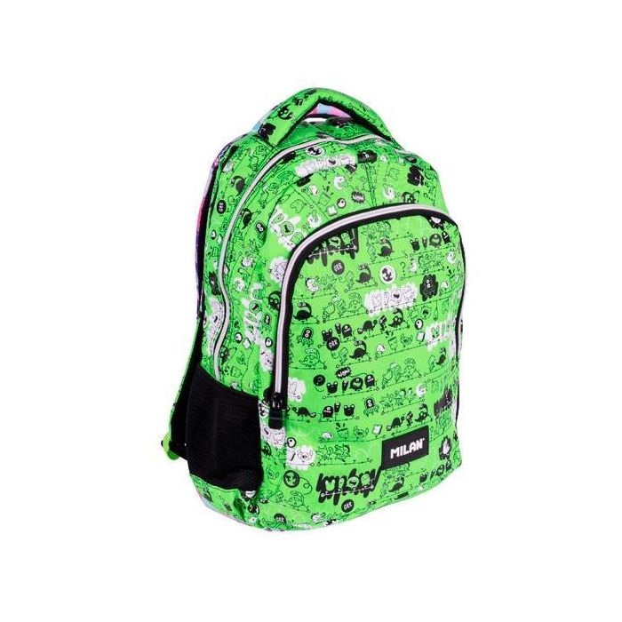 Milan Mochila Escolar 2 Cremalleras 21 L Serie Especial Tandem 2