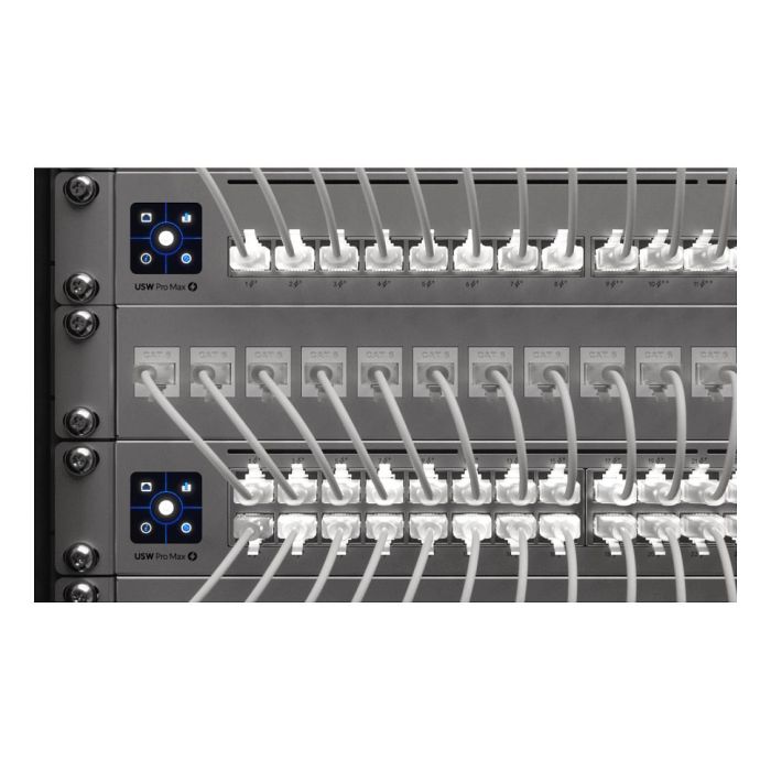 Ubiquiti UACC-Cable-Patch-EL-5M-W Cable de red Etherlighting Cat6 RJ-45 a RJ-45 5m Blanco Translúcido