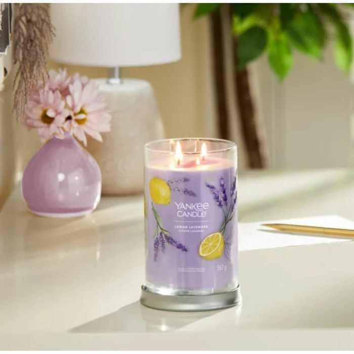 Yankee Candle Signature Tumbler Scented Candle Lemon Levander 567 gr 3 Yankee Candle Signature Tumbler Scented Candle Lemon Levander 567 gr 3