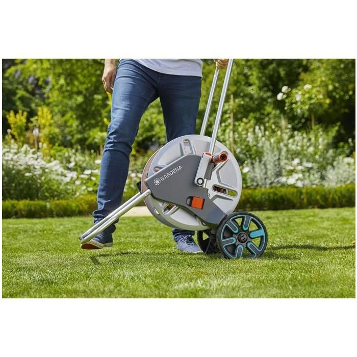 GARDENA 18541-20 Carro Manguera CleverRoll M Metall, Manual, Capacidad 60m, Acero Inoxidable y Plástico 8 GARDENA 18541-20 Carro Manguera CleverRoll M Metall, Manual, Capacidad 60m, Acero Inoxidable y Plástico 8
