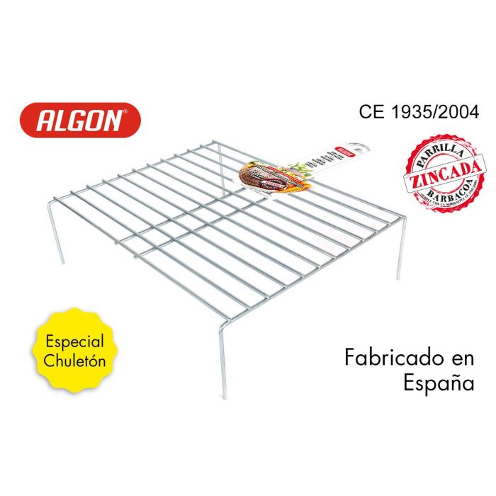 Parrilla Chuletón Nº3 43x35x52.5 cm Zinc Algon BBQ (5 Unidades) Parrilla Chuletón Nº3 43x35x52.5 cm Zinc Algon BBQ (5 Unidades)