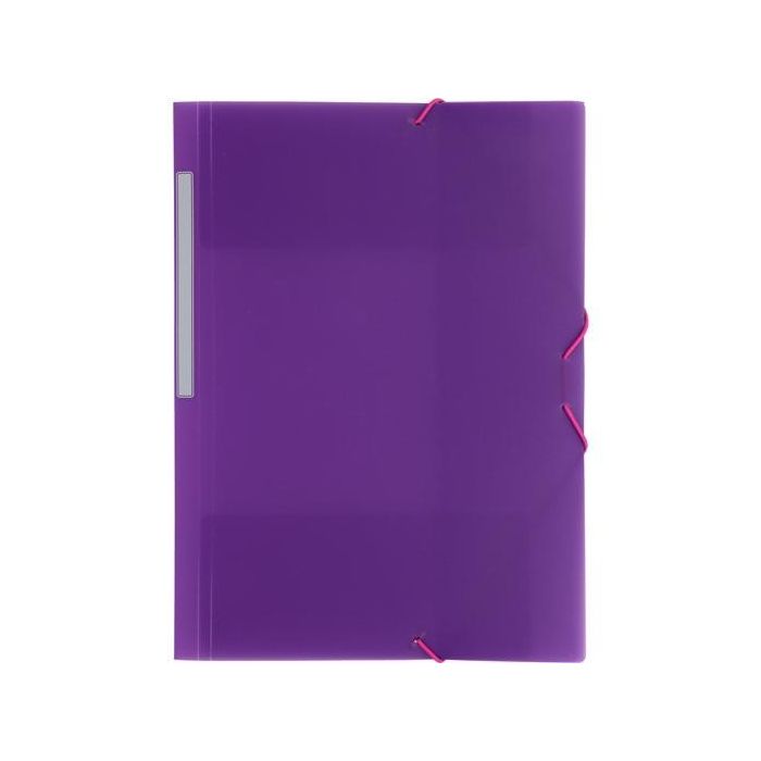Grafoplás Carpeta Con Gomas Colorgraf Folio 3 Solapas Pp Violeta Translúcido Grafoplás Carpeta Con Gomas Colorgraf Folio 3 Solapas Pp Violeta Translúcido