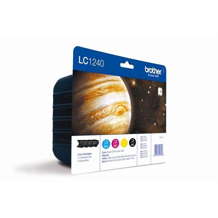 BROTHER MFCJ6510DW/MFCJ6710DW/MFCJ6910DW, Pack 4 Cartuchos. 600 pag BK/C/M/Y.