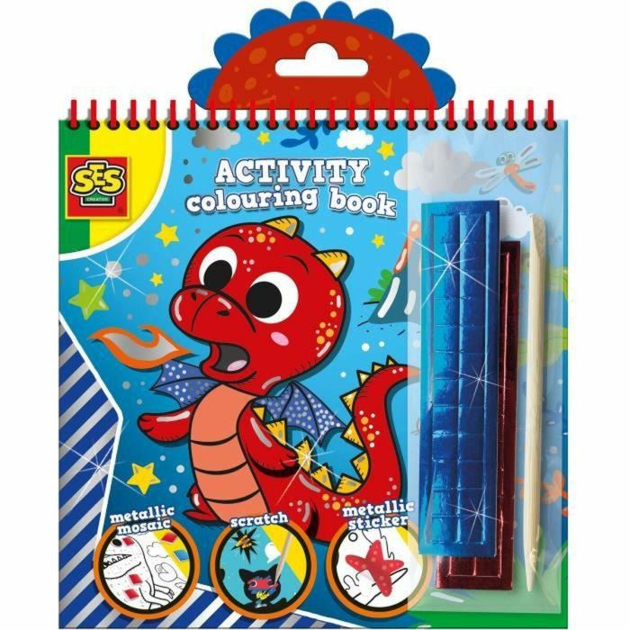 Dibujos para pintar SES Creative Activity Colouring Book 3 en 1 Cuaderno 0 Dibujos para pintar SES Creative Activity Colouring Book 3 en 1 Cuaderno 0