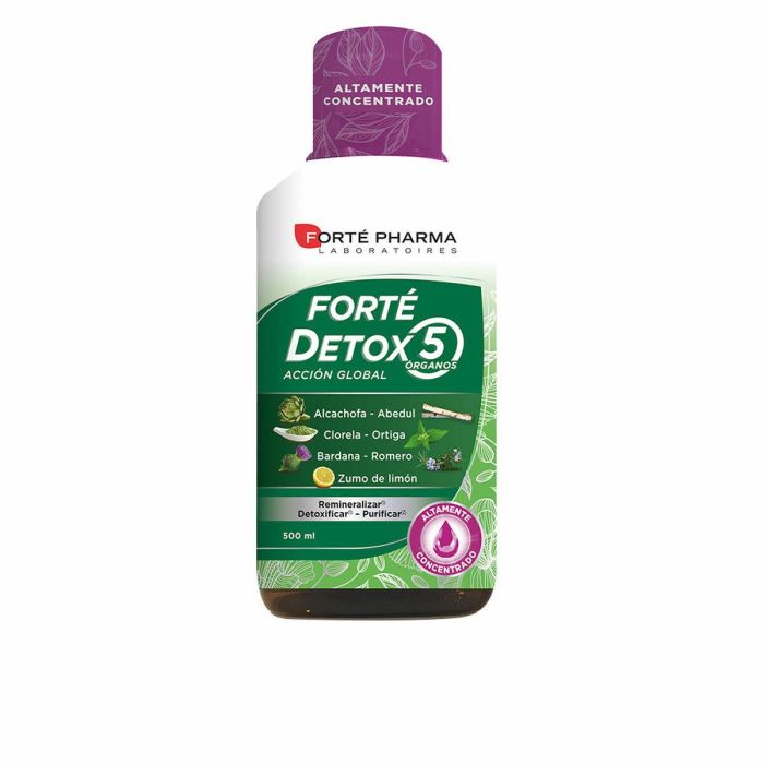 Forté Pharma Forté Detox 5 Órganos Acción Global Forté Pharma Forté Detox 5 Órganos Acción Global