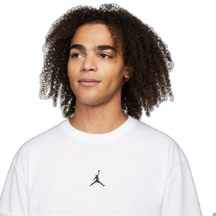 Camiseta de Manga Corta Hombre Nike Jordan Sport Dri-FIT Blanco 1