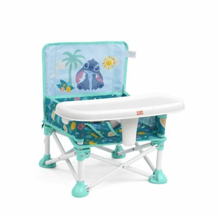 Bright Starts DISNEY BABY - STITCH Asiento elevador plegable, ligero y fácil de limpiar, BRI0074451175112, bolsa de transporte incluida 0 Bright Starts DISNEY BABY - STITCH Asiento elevador plegable, ligero y fácil de limpiar, BRI0074451175112, bolsa de transporte incluida 0