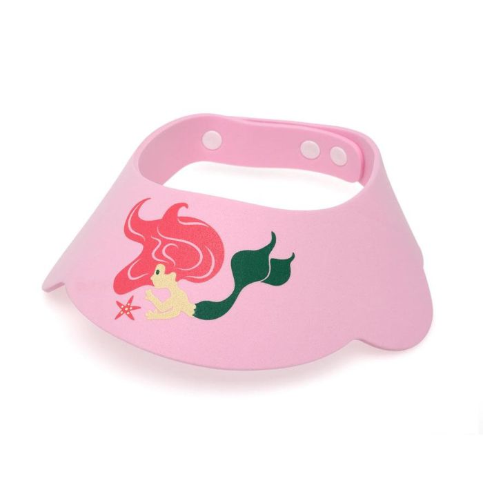 KioKids Visera Antilágrimas de Baño para Bebé/Niño con Diseño Sirena Rosa | Protección Ojos y Oídos al Lavar Pelo | EVA Flexible Ajustable +9 Meses 2