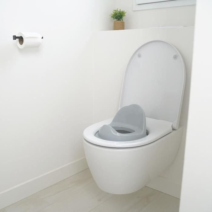 Thermobaby Reductor Inodoro Luxe Charming Grey con Asiento Cómodo y Antideslizante 5